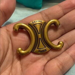 Bronze Gold-Tone Brooch